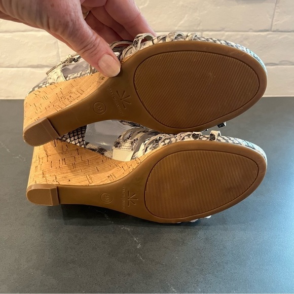 Isaac Mizrahi sz 8 Simmer2 snakeprint wedge sandals - Picture 11 of 16
